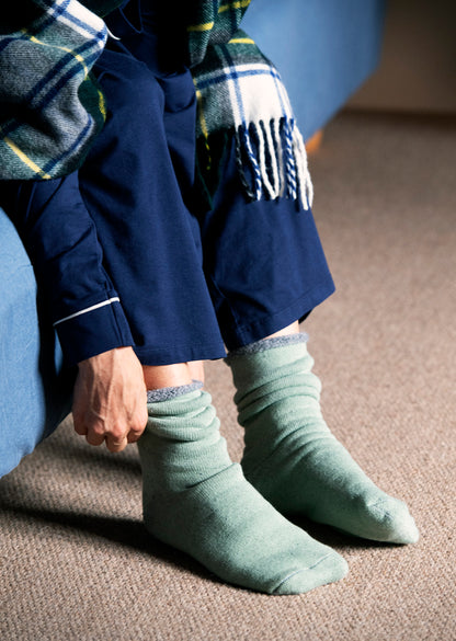 DOUBLE FACE COZY SLEEPING SOCKS "EXTRA FINE MERINO"