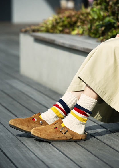 PARK STRIPE CREW SOCKS