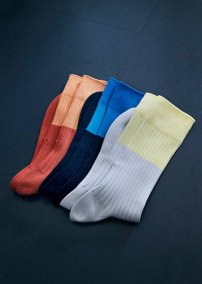 BICOLOR FORMAL SOCKS