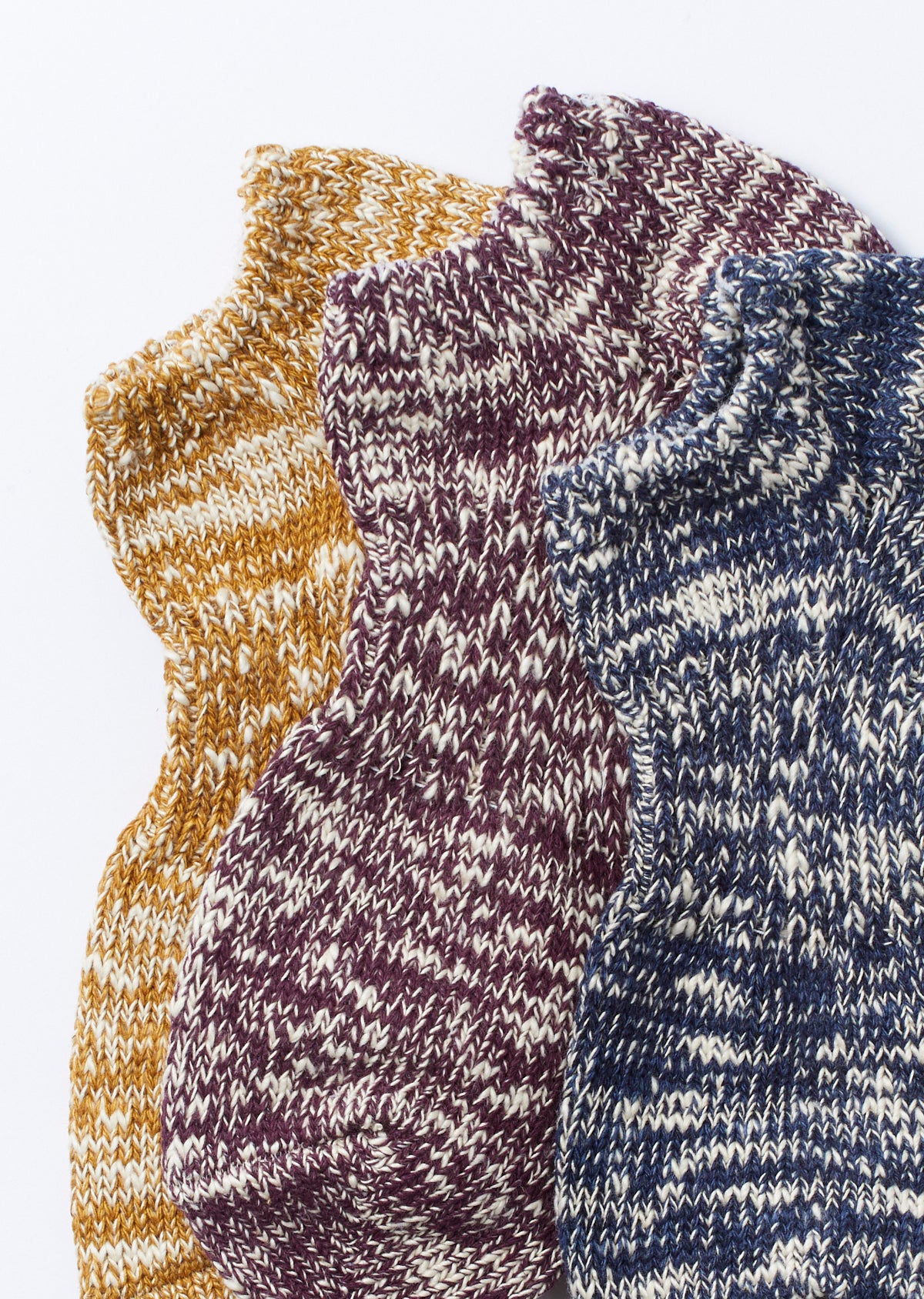 LOW GAUGE SLUB SHORT SOCKS